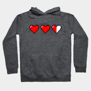 2.5 of 3 Pixel Hearts Hoodie